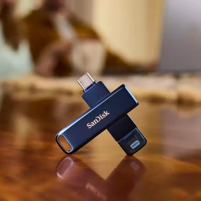 USB stick SanDisk, Phone Drive for iPhone - 256GB, USB-A/ USB-C,100Mb/s 