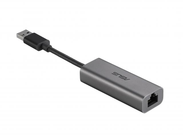 Мрежова адаптер ASUS USB-C2500 USB-Type A, RJ45 2.5G/1G/100Mbps 