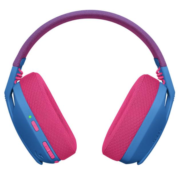 Gaming Wireless Headphones Logitech G435 Lightspeed Wireless, Microphone, Blue/Pink 