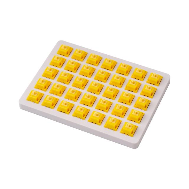 Keychron Switches for mechanical keyboards Gateron Cap Golden Yellow Switch Set 35 pcs 