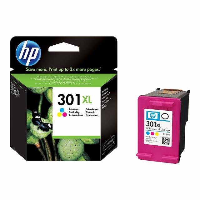 Ink cartridge HP 301XL Tri-color, CH564EE 