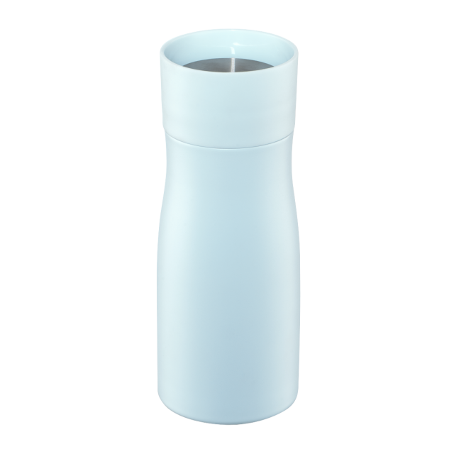 Xavax Thermal Mug, 400 ml, Insulated Mug To Go with Drinks Opening, pastel blue 