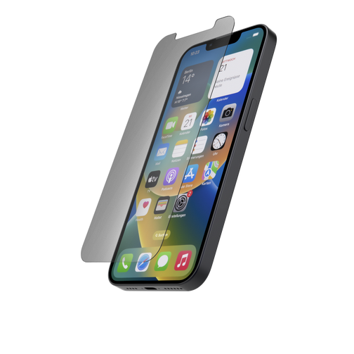 "Privacy" Real Glass Screen Protector for Apple iPhone 14, HAMA-216342 