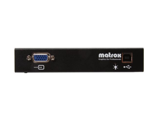 Външен мулти-дисплей адаптер Matrox D2G-A2D-IF за едновременна работа на 2 монитора с VGA вход 