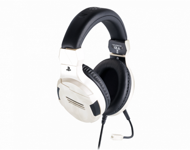 Геймърски слушалки Nacon Bigben PS4 Official Headset V3 White, Микрофон, Бял 