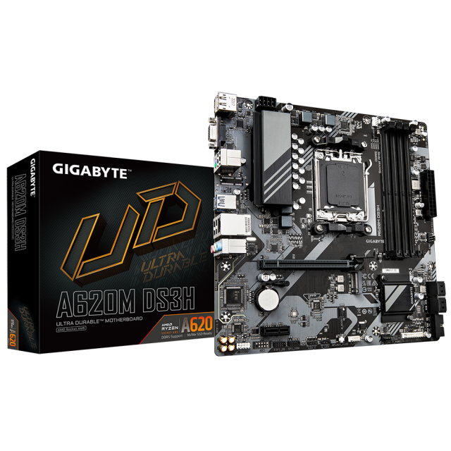 Дънна платка GIGABYTE A620M DS3H socket AM5 