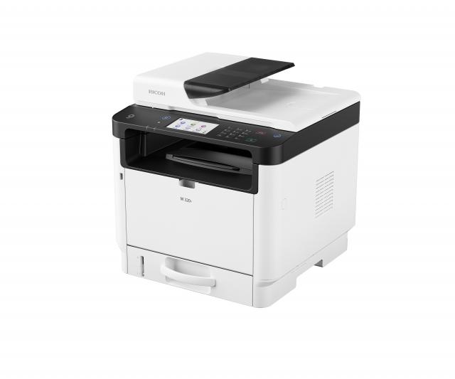 Мултифункционално устройство RICOH M 320F, Монохромно, 4 в 1, A4, ARDF, 32 ppm 