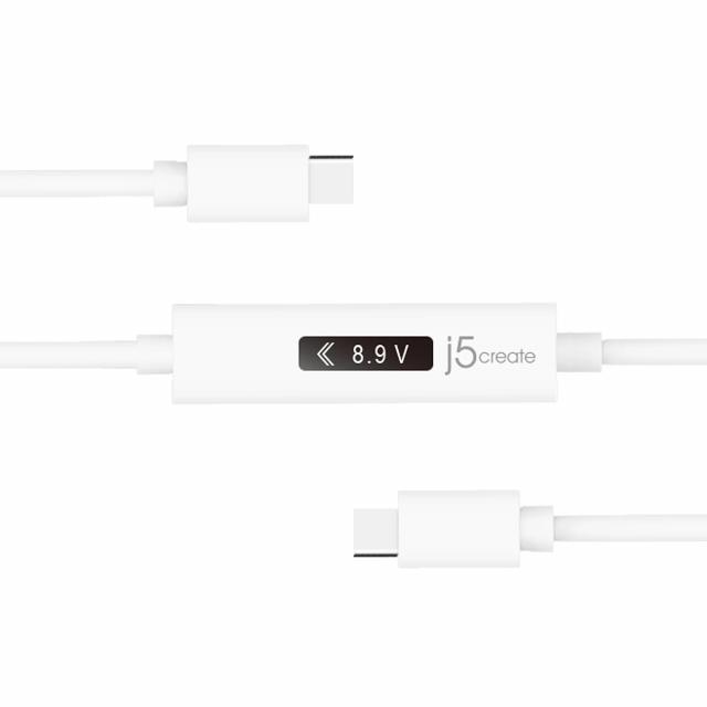 Кабел за зареждане j5create JUCP14, Измервател на мощност, USB-C 