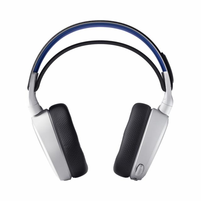 Геймърски слушалки SteelSeries, Arctis 7P+, Микрофон, Бял 