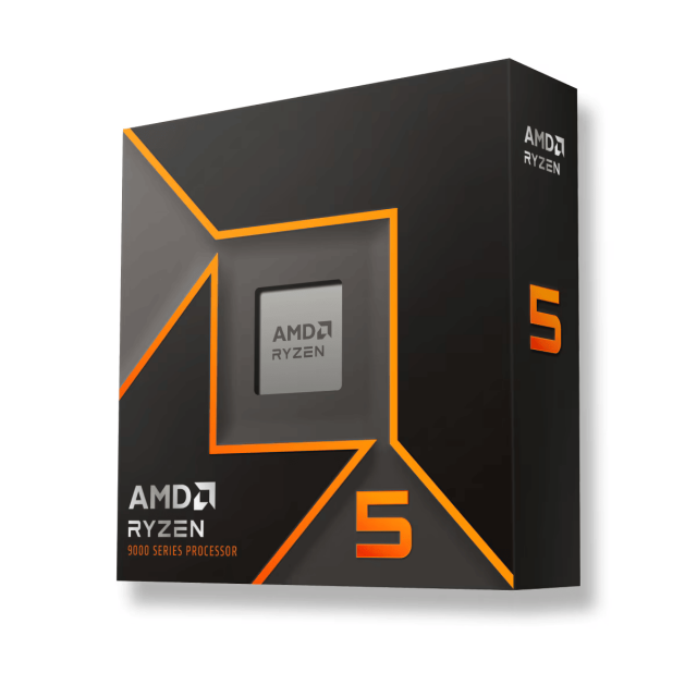 Процесор AMD RYZEN 5 9600X, 6-Core, 3.9 GHz, 32MB, 65W, AM5, BOX, No Cooler 