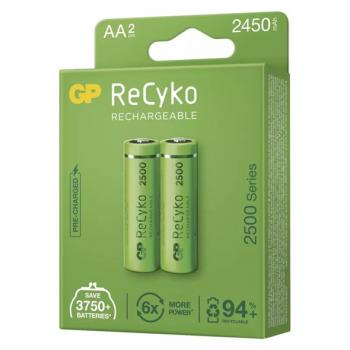 Rechargeable Battery GP R6 AA 2450mAh NiMH 2 pcs. 250AAHC-EB2 GP