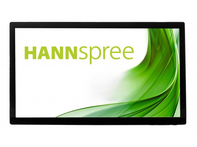 Touch Monitor HANNSPREE HT221PPB, TFT, 21.5 inch, Wide, Full HD, D-Sub, USB-C, HDMI, DP, 10 Point Touch, Black 