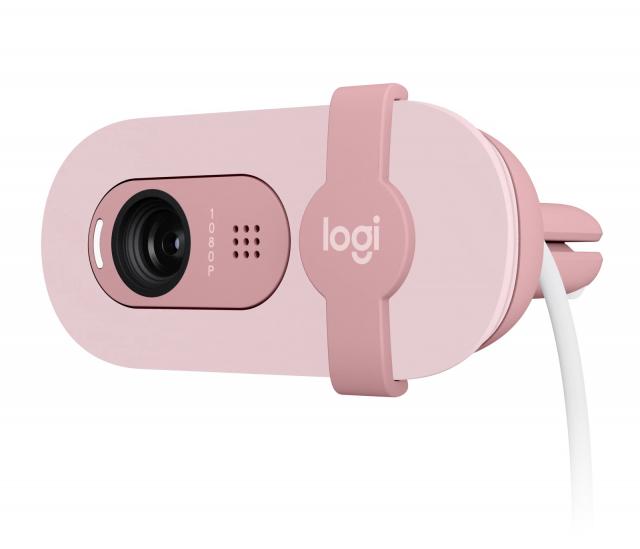 Web Cam with microphone Logitech BRIO 100, Full-HD, USB-A, Rose 