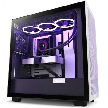 Case NZXT H7 Flow Matte Black & White