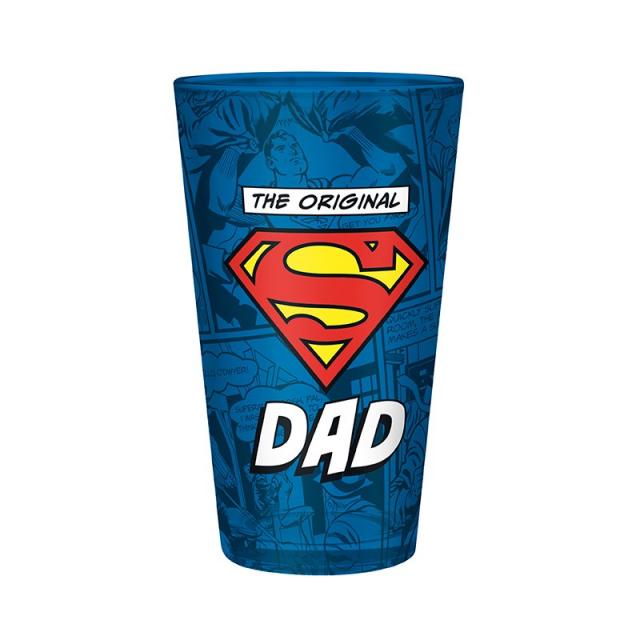 DC COMICS - Large Glass - 400ml - THE ORIGINAL "S" DAD 