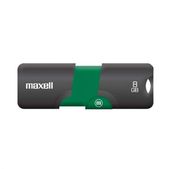 USB памет MAXELL FLIX, USB 2.0, 8GB, ЧЕРЕН 