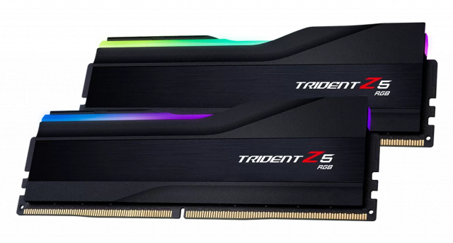 Памет G.SKILL Trident Z5 Black RGB 32GB (2x16GB) DDR5 7200MHz CL34 