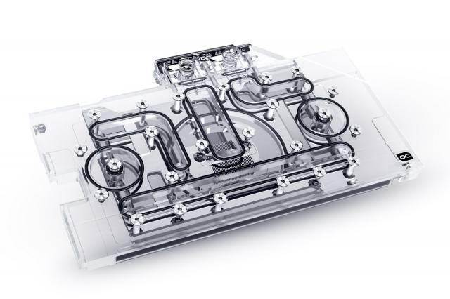 GPU Water Block Alphacool Eisblock Aurora Acryl GPX-N RTX 3070 TUF/DUAL with Backplate 