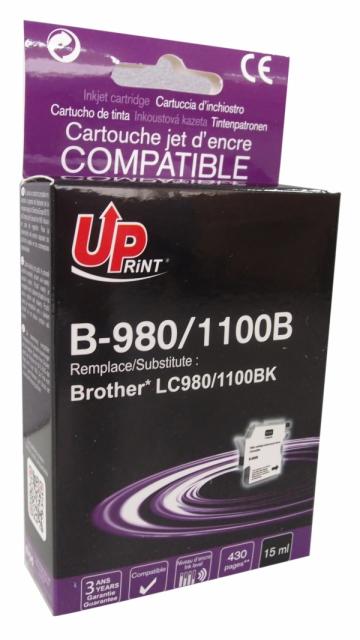 Мастилница UPRINT LC980/1100 BROTHER, Черен 