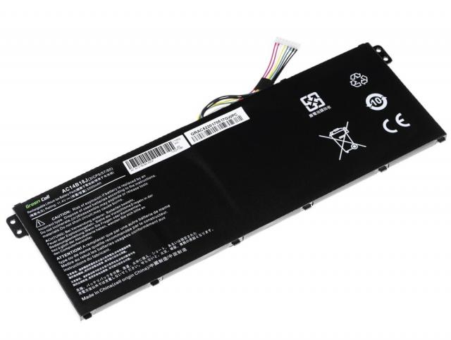 Laptop Battery for Acer Aspire E 11 ES1-111M ES1-131 E 15 ES1-512 Chromebook 11 CB3-111 13 CB5-311 AC14B3K 11.4V 2200mAh GREEN CELL 