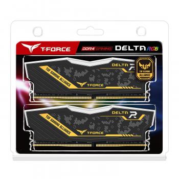 Memory Team Group Delta RGB TUF DDR4, 32GB(2x16GB) 3200MHz