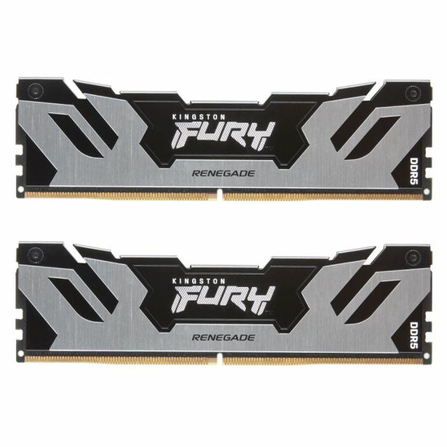 Памет Kingston Fury Renegade Silver 32GB(2x16GB) DDR5 6400MHz KF564C32RSK2-32 