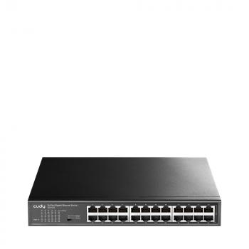 Switch Cudy GS1024, 24 ports, 10/100/1000, Auto-MDI/MDIX for 19" rack