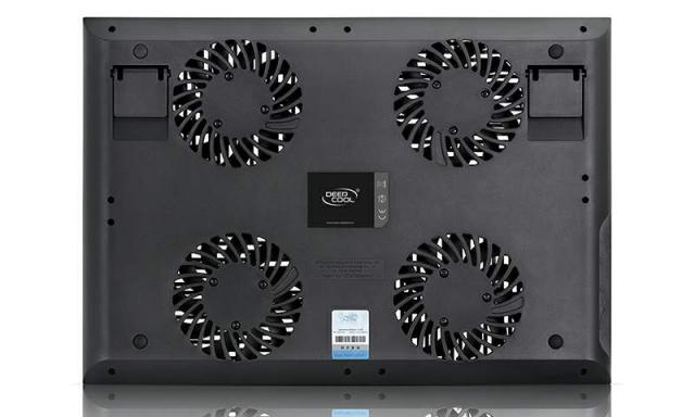 Охладител за лаптоп DeepCool Multi Core X8, 17", 100 mm, Черен 