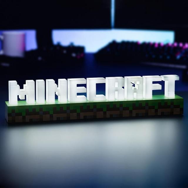 Статуетка Paladone Minecraft Logo Light 