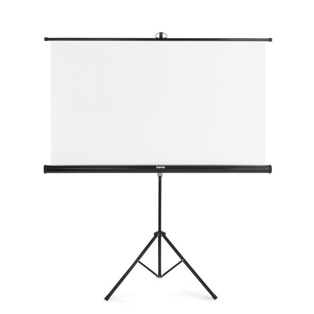 Hama Screen with tripod, 125 x 125 cm, 2-in-1, mobile set, 21575 