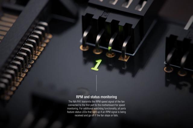 Fan controller for 8 fans Noctua NA-FH1 