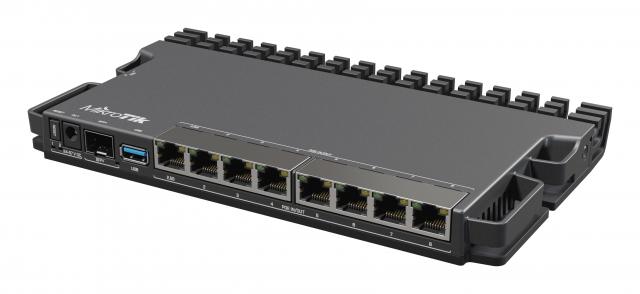 Рутер MikroTik RB5009UPr+S+IN, CPU 1.4GHz, 1GB, 7x10/100/1000, 1xSFP, USB 3.0 