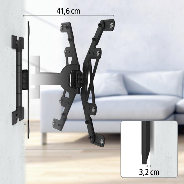 Hama TV Wall Bracket, OLED, 229 cm (90") up to 40 kg, 220850 