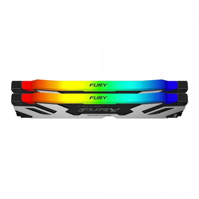 Памет Kingston Fury Renegade Silver/Black RGB 32GB(2x16GB) DDR5 7200MHz CL38 