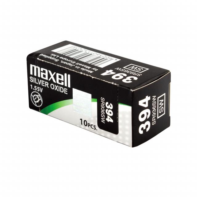 Бутонна батерия сребърна MAXELL SR936 SW /AG9/, 394 1.55V 