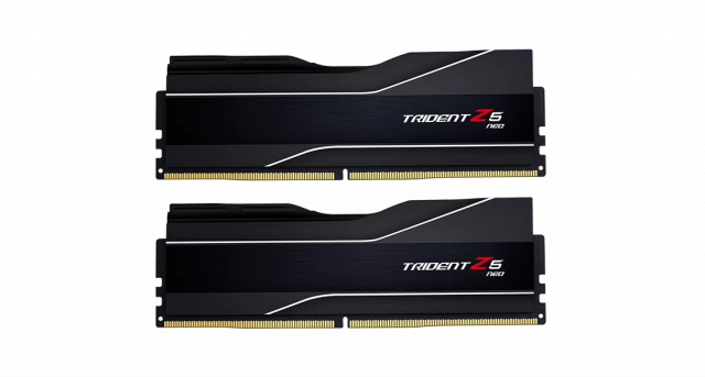 Memory G.SKILL Trident Z5 Neo Black 64GB(2x32GB) DDR5 PC5-48000 6000MHz CL32 F5-6000J3238G32GX2-TZ5N 