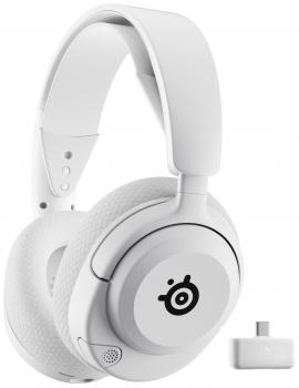 Геймърски безжични слушалки SteelSeries Arctis Nova 5 - Бяло