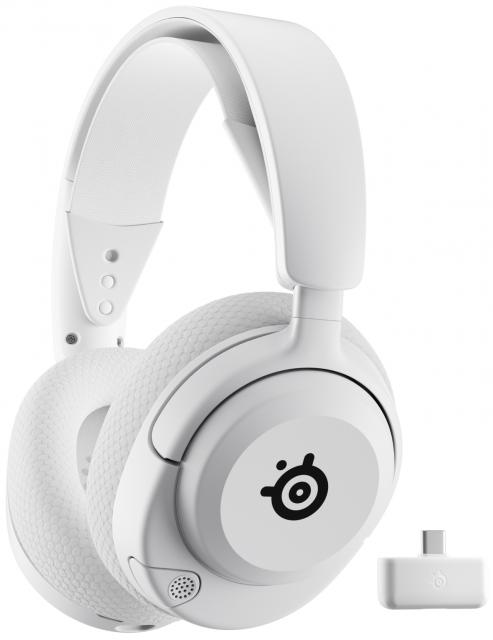 Геймърски безжични слушалки SteelSeries Arctis Nova 5 - Бяло 