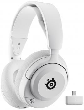 Геймърски безжични слушалки SteelSeries Arctis Nova 5P - Бяло