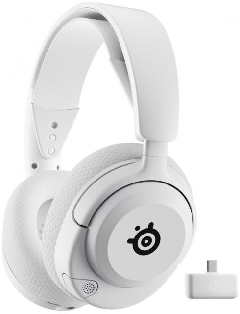 Геймърски безжични слушалки SteelSeries Arctis Nova 5P - Бяло 