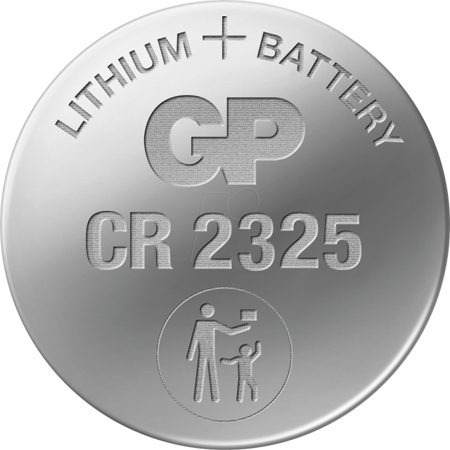 Lithium Button Battery GP CR-2325 3V  1 pcs in blister /price for 1 battery/ 