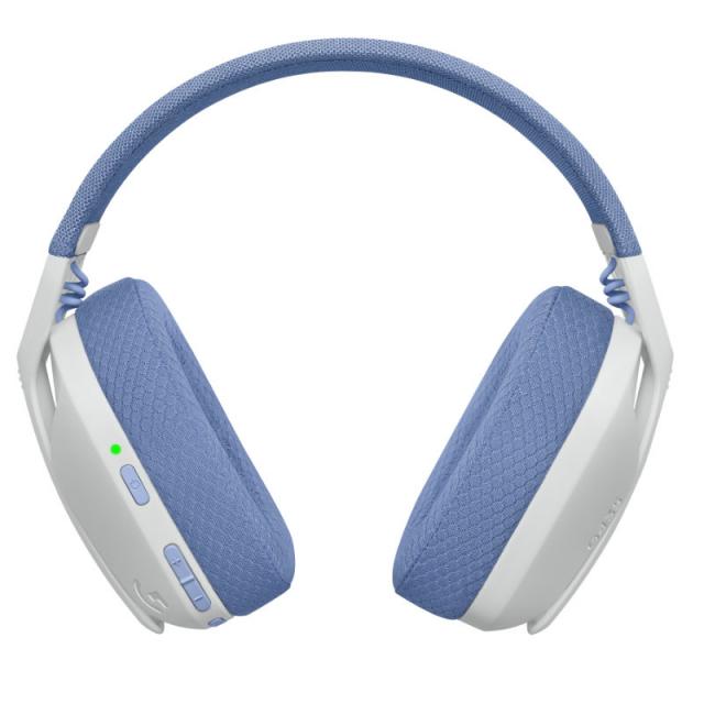 Gaming Wireless Headphones Logitech G435 Lightspeed Wireless, Microphone, White 