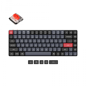 Mechanical Keyboard Keychron K3 Pro White QMK/VIA - HS, Low Red Switch