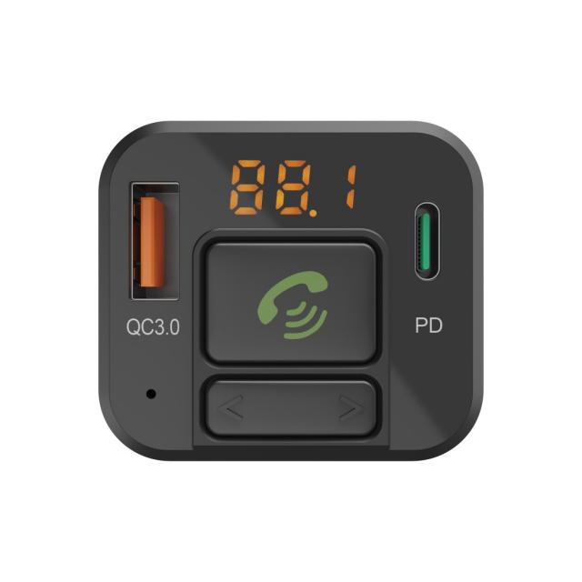 Hama FM Transmitter with Bluetooth, 1xUSB-C,1xUSB-A, 14169 