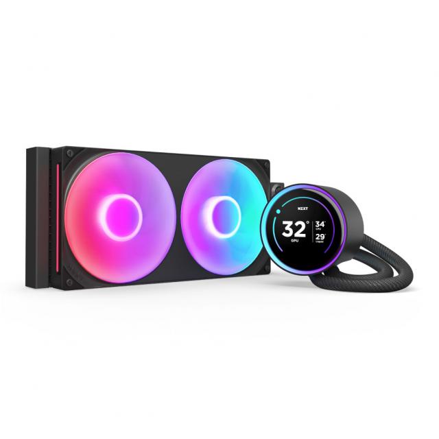 AIO Liquid Cooler NZXT Kraken Elite 280 V2 RGB Black LCD Display 