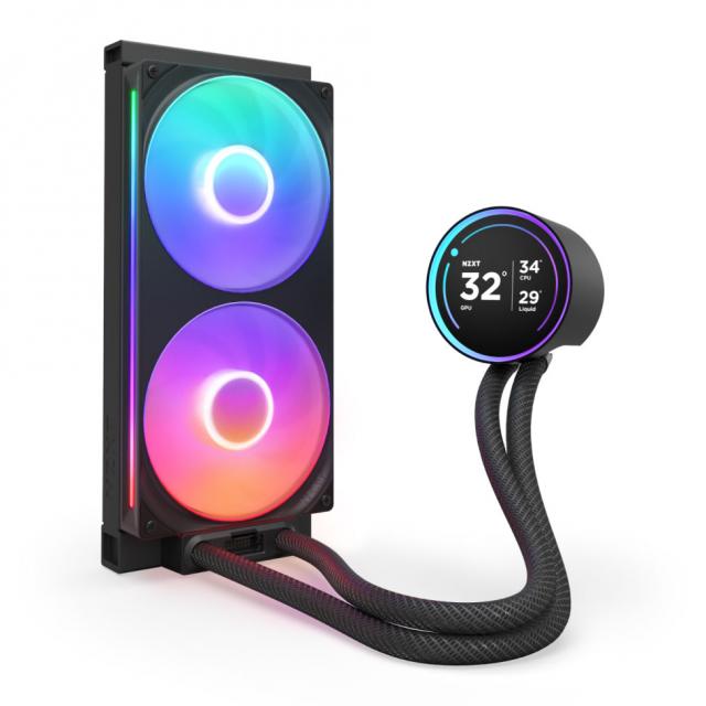 AIO Liquid Cooler NZXT Kraken Elite 280 V2 RGB Black LCD Display 