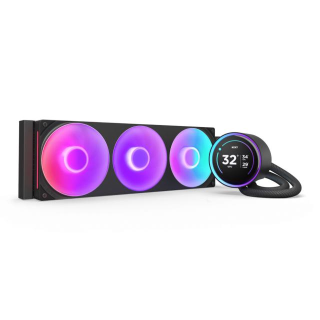 AIO Liquid Cooler NZXT Kraken Elite 360 V2 RGB Black LCD Display 