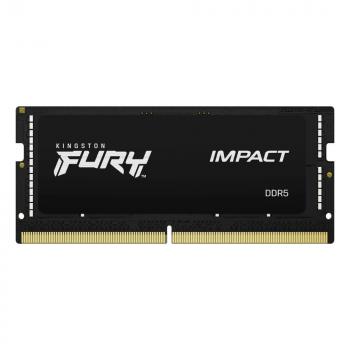 Памет Kingston FURY IMPACT, 8GB, SODIMM, DDR5, PC4-38400, 4800MHz, CL38, KF548S38IB-8