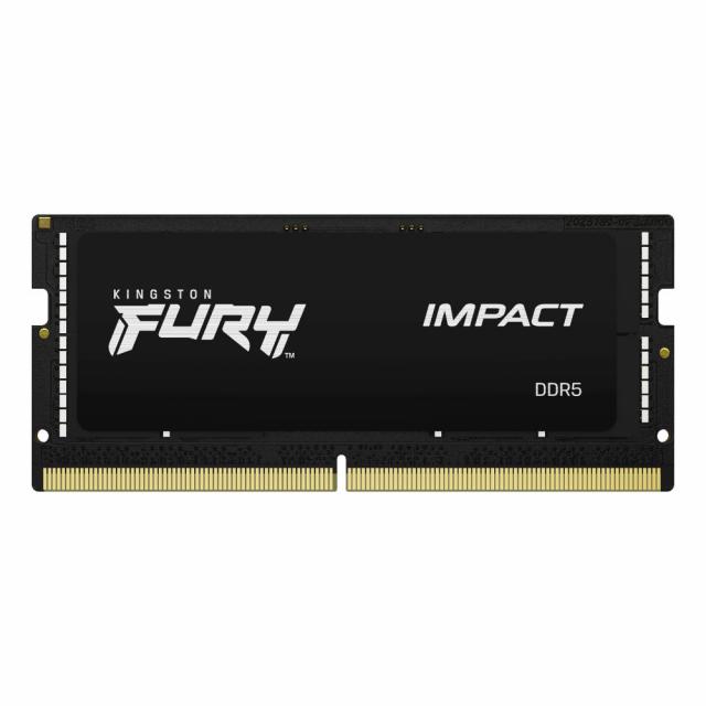 Памет Kingston FURY IMPACT, 8GB, SODIMM, DDR5, PC4-38400, 4800MHz, CL38, KF548S38IB-8 