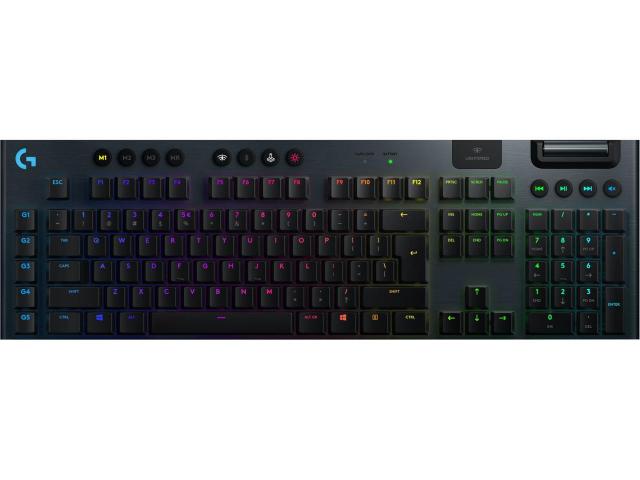 Wireless gaming Mechanical keyboard Logitech G915 Lightsync RGB Clicky Switch 